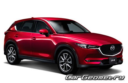Кузовные размеры Mazda CX-5 (KF) 2017-2022, Размеры кузова Мазда CX5