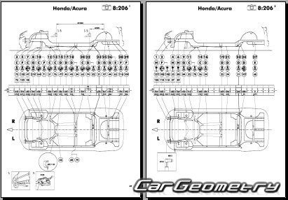 Honda Vezel Hybrid (RU3 RU4) 2013-2017 (RH Japanese market) Body Repair Manual