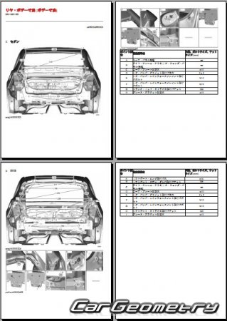 Mazda Axela (BM) 2013-2019 (RH Japanese market) Body dimensions