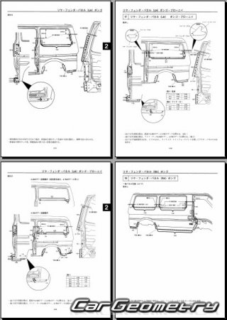 Mazda Bongo & Bongo Brawny (SK) 1999-2011 (RH Japanese market) Body Repair Manual