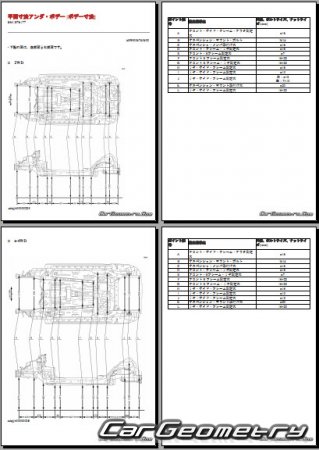 Mazda Demio (DE) 2007-2014 (RH Japanese market) Body dimensions