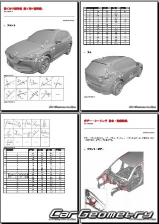 Mazda CX-5 (KF) 2017-2022 (RH Japanese market) Body dimensions