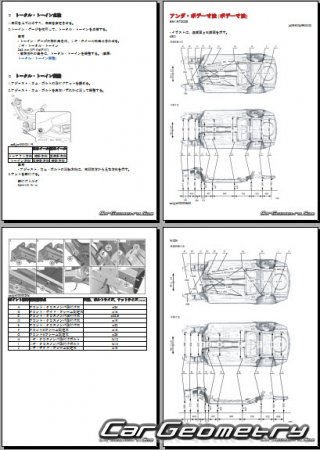Mazda 6 (GJ) 2018-2022 (RH Japanese market) Body dimensions