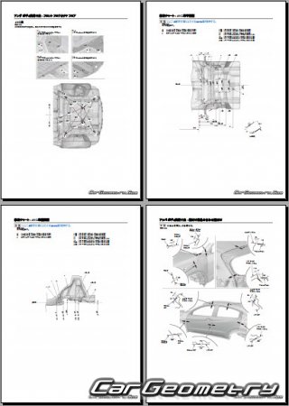 Honda Vezel (RU1 RU2) 2013-2017 (RH Japanese market) Body Repair Manual