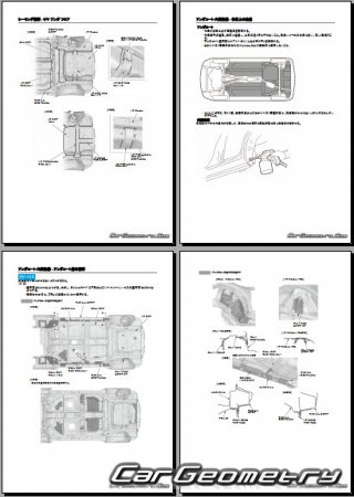 Honda Vezel (RU1 RU2) 2013-2017 (RH Japanese market) Body Repair Manual