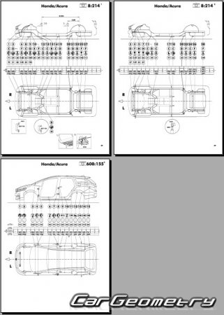 Honda Shuttle Hydrid (GP7 GP8) 2015-2020 (RH Japanese market) Body Repair Manual