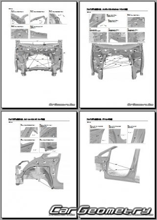 Honda Odyssey (RC1 RC2) 2013-2019 (RH Japanese market) Body Repair Manual