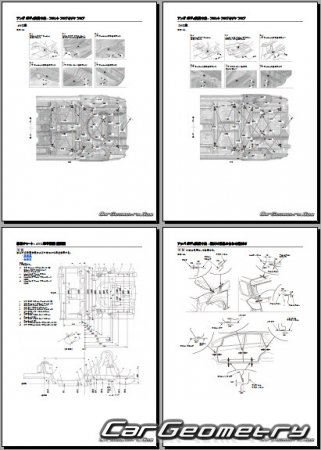 Honda Fit Shuttle (GG7 GG8) 2011–2016 (RH Japanese market) Body Repair Manual