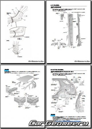 Honda Fit Shuttle Hybrid (GP2) 2011–2016 (RH Japanese market) Body Repair Manual