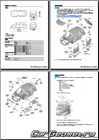 Honda Fit (GK) 20132017 (RH Japanese market) Body Repair Manual