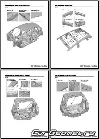 Honda Fit Hybrid (GP) 20132017 (RH Japanese market) Body Repair Manual