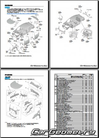 Honda Accord PHEV (CR5) 20142016 (RH Japanese market) Body Repair Manual