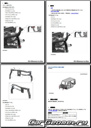 Suzuki Hustler 2020- и Mazda Flair Crossover 2020- (RH Japanese market) Body Repair Manual