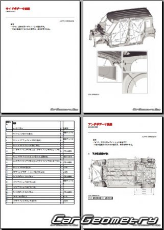 Mazda Flair Wagon (MM32S MM42S) 2013–2018 (RH Japanese market) Body Repair Manual