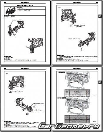 Daihatsu Move (LA150 LA160) 2014-2018 и Subaru Stella 2014-2018  (RH Japanese market) Body Repair Manual
