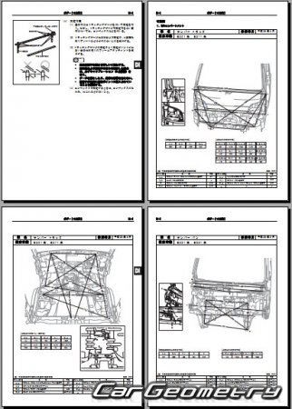 Daihatsu Hijet Cargo 2004-2012 и Daihatsu Hijet Truck 2004-2012 (RH Japanese market) Body Repair