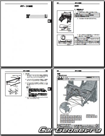 Subaru Lucra 2010–2016 и Daihatsu Tanto Exe 2010–2016 (RH Japanese market) Body Repair Manual