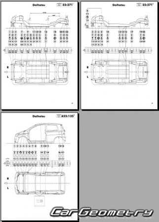 Daihatsu Mira (L250 L260) 2002-2006 (RH Japanese market) Body Repair Manual