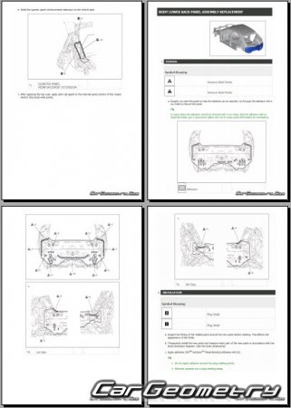 Lexus UX300e (KMA10) 2020-2025 Collision Repair Manual