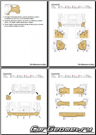 Размеры кузова Kia Mohave (HM RUS) 2020-2024 