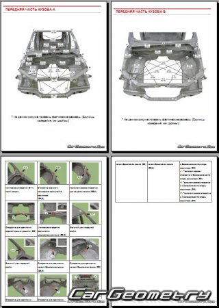 Размеры кузова Kia Mohave (HM RUS) 2020-2024 
