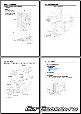 Honda Stream 2006-2014 (RH Japanese market) Body Repair Manual