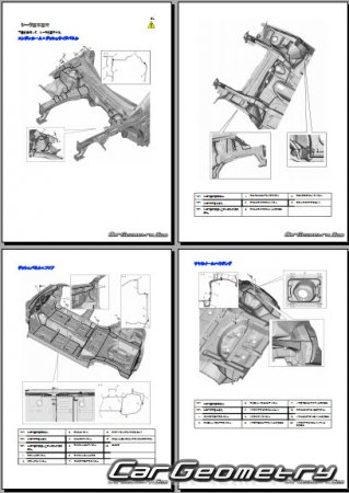 Suzuki SX4 S-Cross 2015-2017  (RH Japanese market) Body Repair Manual