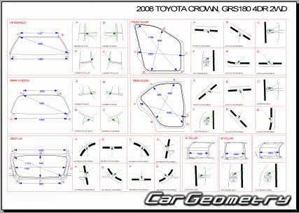   Toyota Crown (GRS18#) 2004-2010 Body Repair Manual
