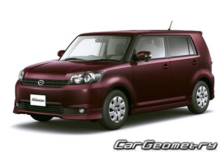 Кузовные размеры Toyota Corolla Rumion (E15#) 2007-2015, Размеры кузова Тойота Королла Румион