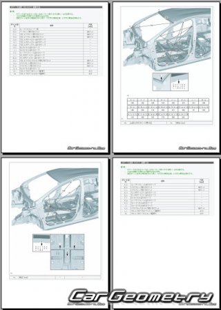 Размеры кузова Toyota Aqua 2012-2021 (RH Japanese market) Body dimensions
