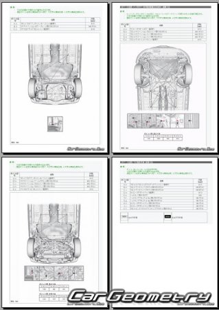 Кузовные размеры Toyota Aqua 2021-2031 (RH Japanese market) Body dimensions