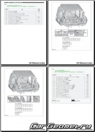 Кузовные размеры Toyota Aqua 2021-2031 (RH Japanese market) Body dimensions