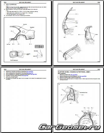   Toyota Crown (JZS17#) 1999-2004 (RH Japanese market) Body Repair Manual