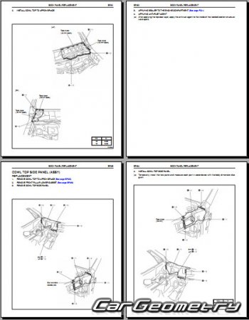   Toyota Crown (JZS17#) 1999-2004 (RH Japanese market) Body Repair Manual