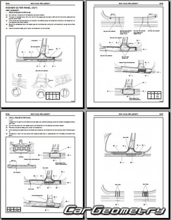   Toyota Crown (JZS17#) 1999-2004 (RH Japanese market) Body Repair Manual