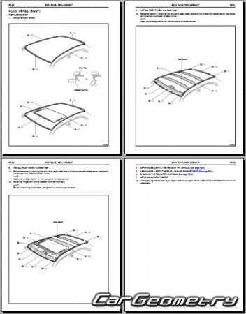   Toyota Crown (JZS17#) 1999-2004 (RH Japanese market) Body Repair Manual