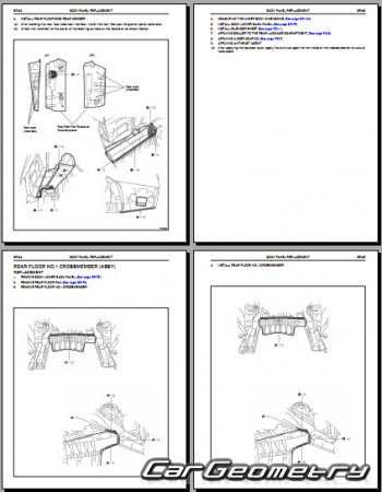   Toyota Crown (JZS17#) 1999-2004 (RH Japanese market) Body Repair Manual
