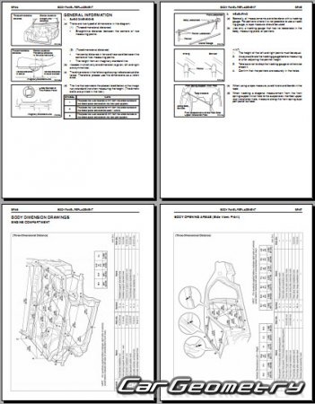   Toyota Crown (JZS17#) 1999-2004 (RH Japanese market) Body Repair Manual