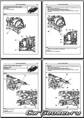   Toyota Crown (GRS18#) 2004-2010 Body Repair Manual