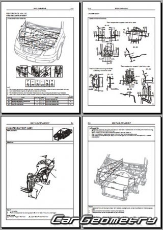   Toyota Crown (GRS18#) 2004-2010 Body Repair Manual