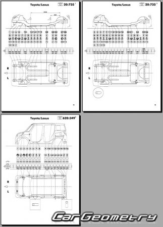 Toyota Tank и Toyota Roomy, Daihatsu Thor (M90# M91#) 2016-2020 (RH Japanese market) Body dimensions