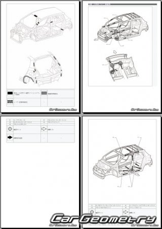    Toyota Vitz 2017-2020 (RH Japanese market) Body dimensions