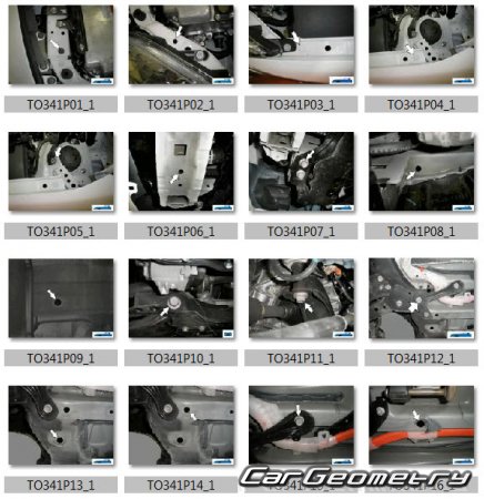 Размеры кузова Toyota Prius (ZVW30) 2009-2015 (RH Japanese market) Body dimensions