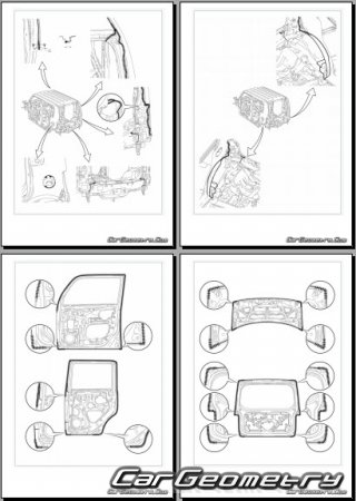 Daihatsu Move Conte 2008-2016  Toyota Pixis Space 2011-2017 (RH Japanese market) Body dimensions