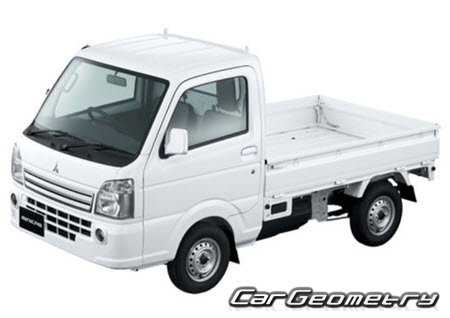   Mitsubishi Minicab Truck (DS16T),   Nissan NT100 Clipper (DR16T)