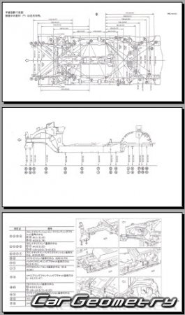Кузовные размеры Nissan Leaf (ZE1) 2017-2024 (RH Japanese market) Body dimensions