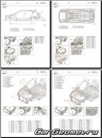 Subaru Impreza (GK GT) 2017-2024 (RH Japanese market) Body dimensions