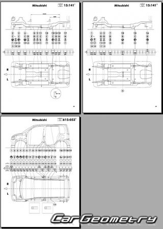 Mitsubishi eK-Wagon 20062012  Nissan Otti 20062013 (RH Japanese market) Body dimensions