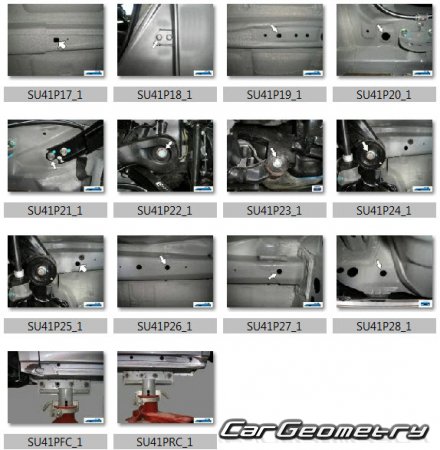 Subaru Legacy B4 и Legacy Touring Wagon 2009-2014 (RH Japanese market) Body dimensions