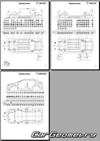 Toyota C-HR (NGX10, NGX50) 2016–2024 (RH Japanese market) Body dimensions